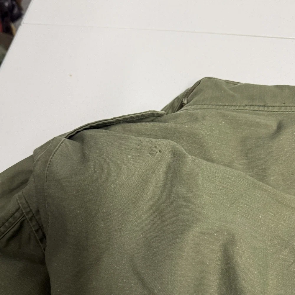 Military M-65 Field Jacket Mens Medium Green Fair US Air Force Childers Patches